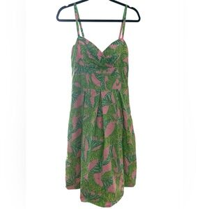 Lilly Pulitzer Billie Dress in iconic Pink & Green Botanical Garden Print
